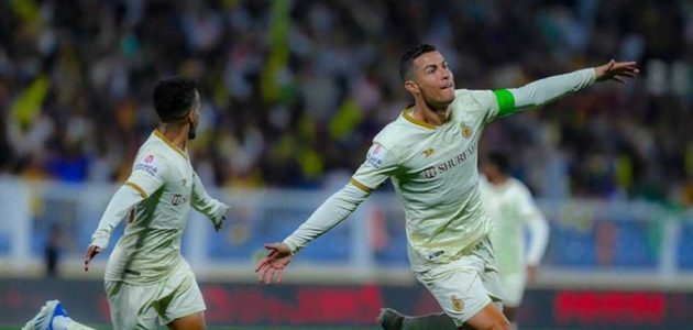 ثنائية رونالدو.. النصر يقسو على العدالة ويشعل صراع صدارة الدوري السعودي